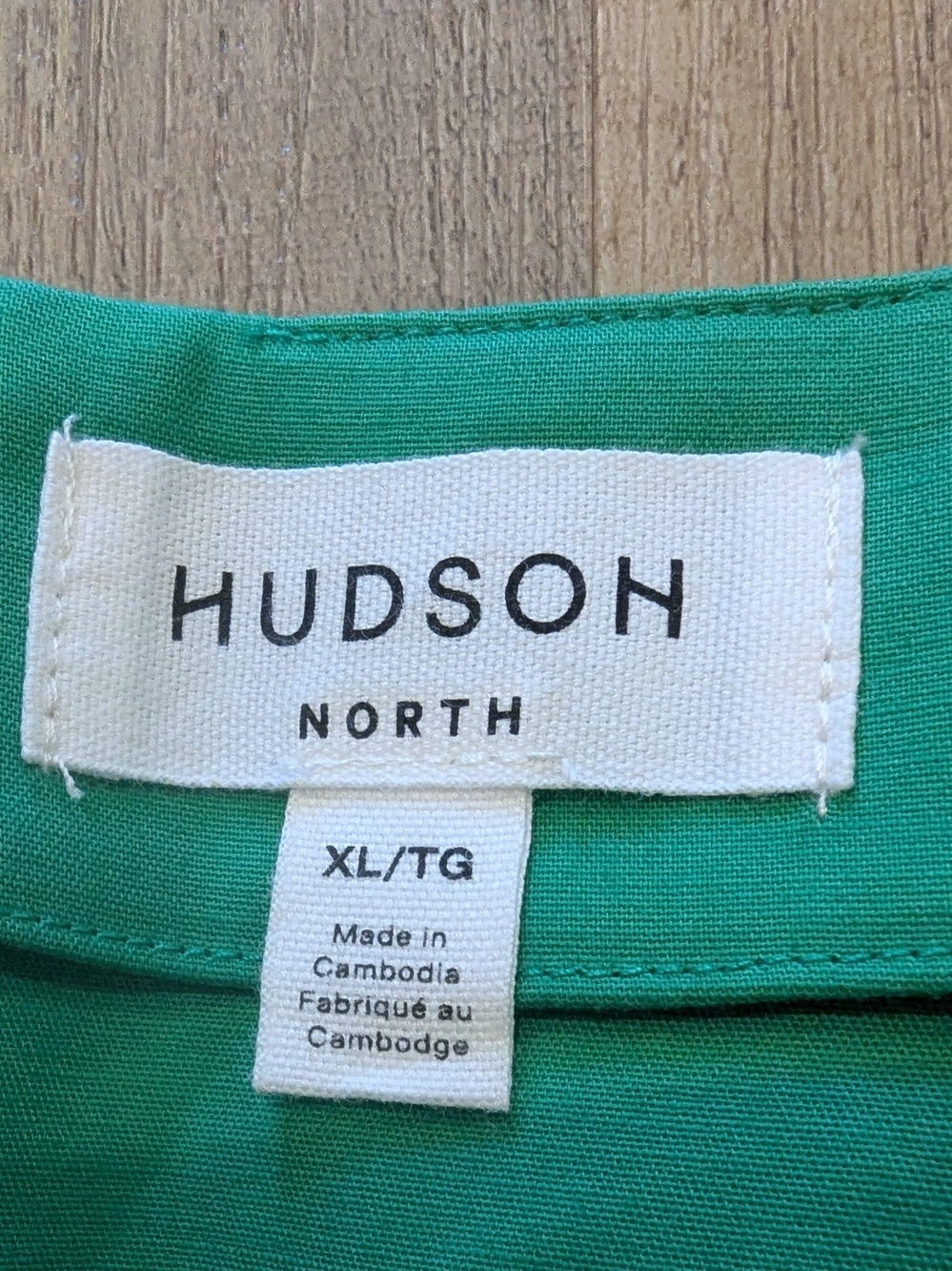 Hudson North Green Cotton A-Line Mini Skirt - Picture 5 of 6